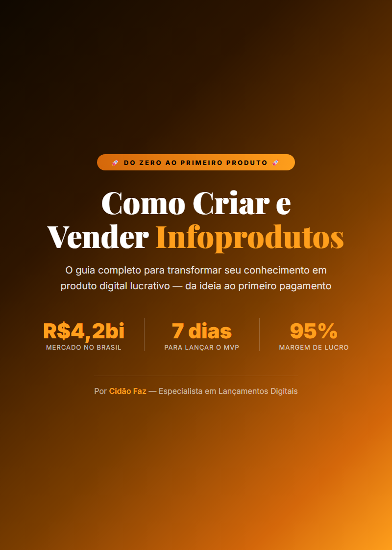 Criar e Vender Infoprodutos